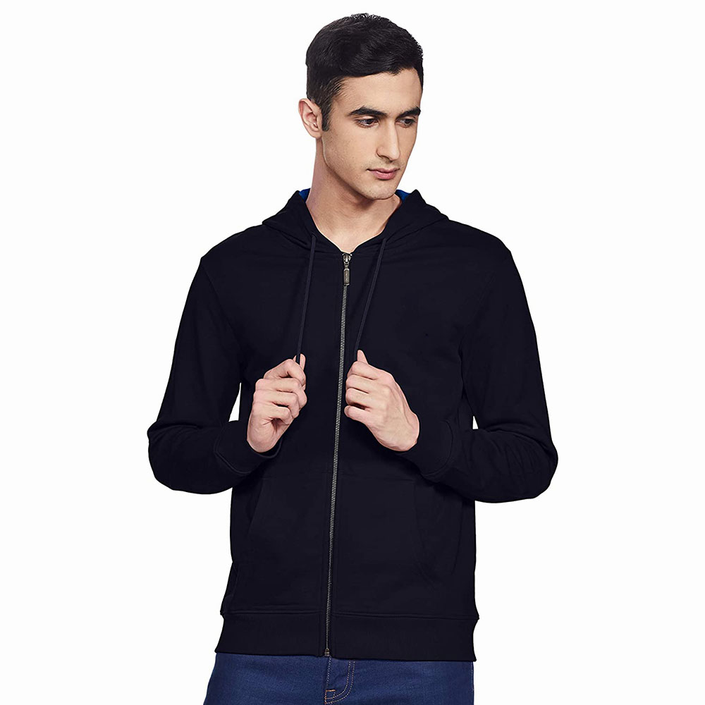 New Arrival Custom Wholesale Blank 300 Gsm Heavyweight 100% Cotton Fleece Pullover Men Hoodie In Bulk